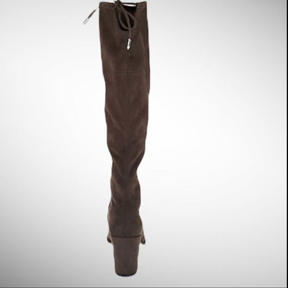 Marc Fisher Lupo Gray Faux Suede Tall Boot Size 8M - Picture 4 of 8